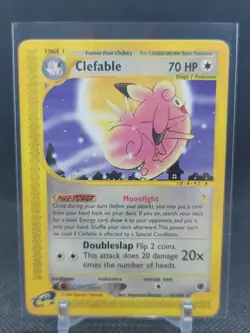 2002 Pokemon Expedition E-Card Series Clefable Rare 41/165 - Image 1