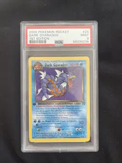 Pokemon TCG Dark Gyarados 1st Edition Non Holo Card 25/82 - Image 1