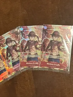 4 Monkey.D.Luffy (Treasure Booster Set) ST10-006 One Piece Promotion Cards Foil - Image 2