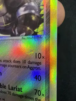Pokemon TCG English Aggron Card 1/109 Reverse Holo Ruby Sapphire Edition LP - Image 2