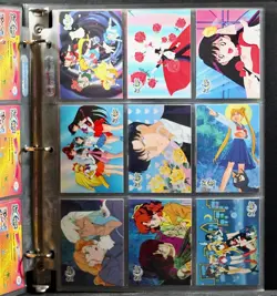 SAILOR MOON Archival & Series 3 Base Card Sets With Binders And 4 Pencil Cards - Image 4