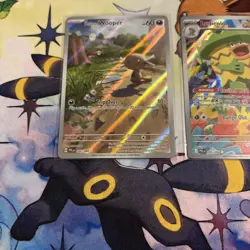 Pokemon TCG Illustration Rare Card Lot - Wooper 102/094 & Ludicolo 095/094 NM - Image 4