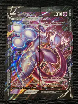 Mewtwo V-UNION [Set of 4] SWSH: Sword & Shield Promo Cards Holo Pokemon - Image 1