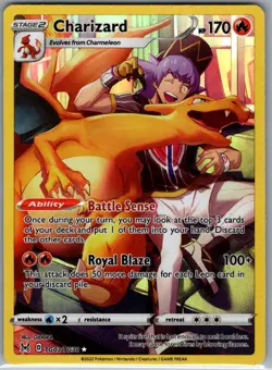 Charizard TG03/TG30 SWSH11: Lost Origin Trainer Gallery - Pokemon Card - NM - Image 1
