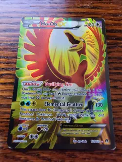 Ho-Oh EX 121/122 BRRAKPoint Full Art Pokemon TCG Card PL - Image 1