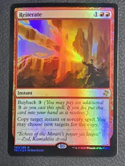 Reiterate Time Spiral Remastered Foil MTG Magic Card - Image 1