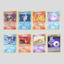 Japanese pokemon card old back Team Rocket set 8 Dark Charizard Blastoise - Image 2