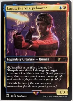 MTG ~ Lucas, the Sharpshooter ~ Stranger Things ~ Secret Lair Drop Series ~ NM - Image 1
