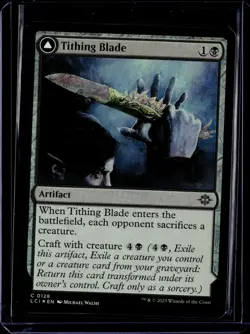Tithing Blade - 128 - Foil - LCI - NM - MTG Magic the Gathering - Image 1