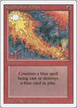 Red Elemental Blast # Revised Edition - Image 1
