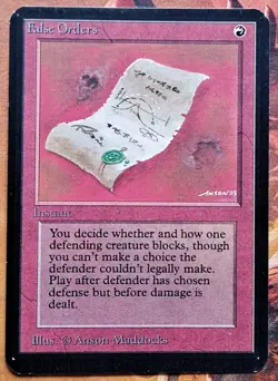 Mtg Alpha False Orders - Image 1
