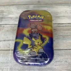 Pokemon TCG Kanto Power Mini Tin Pikachu Vulpix 2019 - Image 1