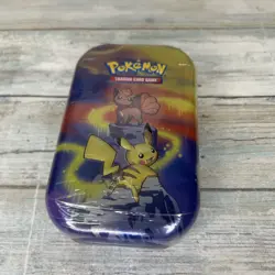 Pokemon TCG Kanto Power Mini Tin Pikachu Vulpix 2019 - Image 2
