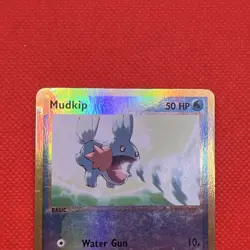 Pokemon TCG - Mudkip - EX Dragon 65/97 RARE Reverse Holo 2003 Vintage E Reader - Image 2