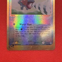 Pokemon TCG - Mudkip - EX Dragon 65/97 RARE Reverse Holo 2003 Vintage E Reader - Image 3