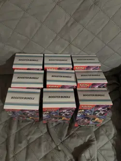 Lot of 9 Pokemon Scarlet & Violet Destined Rivals Booster Bundle Factory Sealed - Image 2