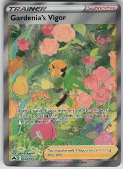 Pokemon TCG Gardenia's Vigor Ultra Rare Crown Zenith: Galarian Gallery GG61/GG70 - Image 1