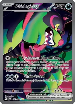 Okidogi ex - 090/064 - Pokemon Shrouded Fable Special Illustration Rare NM - Image 1
