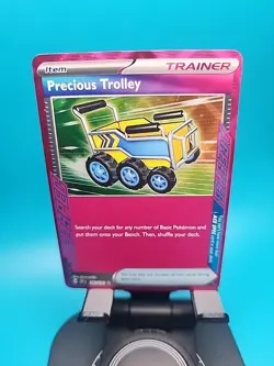 Pokemon TCG Precious Trolley Trainer Surging Sparks Ace Spec 185/191 SSP - Image 1