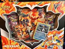Pokemon TCG Infernape V Collection Box Sealed - FUSION STRIKE + LOST ORIGIN 820650851193 - Image 1