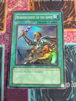 Yu-Gi-Oh! TCG Reinforcement of the Army LOD-028 Super Rare Unlimited MP/HP - Image 1