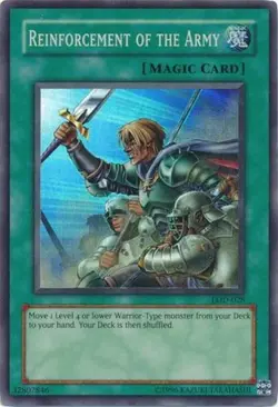 Yugioh! MP Reinforcement of the Army - LOD-028 - Super Rare - Unlimited Edition - Image 1