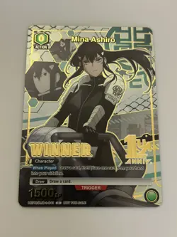 Mina Ashiro Winner Foil UEPR/KJ8-1-041 UNION ARENA - Image 1