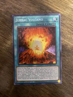 Yu-Gi-Oh! Jurrac Volcano BLMM-EN019 Secret Rare - Image 1