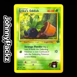 Pokemon TCG - Erika’s Oddish 70/132 Vintage Card - Gym Challenge Unlimited (NM) - Image 1