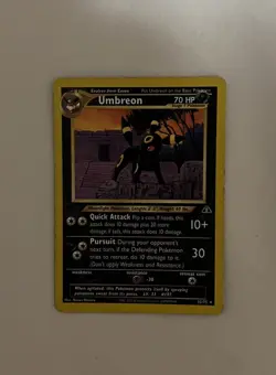 Umbreon 1st edition pokemon card non holo - neo discovery #32/75 - LP-EXC - Image 4