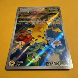 PIKACHU 27 SVP Black Star Promo FA holo Pokemon TCG card - Image 3