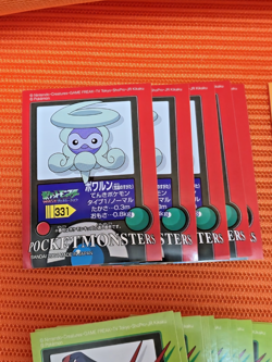 Japanese Pokemon Carddass Zukan Sticker Cards Lot (135 Stickers) Vintage Bandai - Image 2
