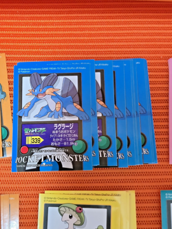 Japanese Pokemon Carddass Zukan Sticker Cards Lot (135 Stickers) Vintage Bandai - Image 4