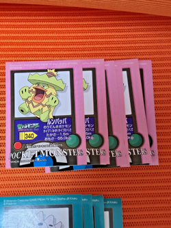 Japanese Pokemon Carddass Zukan Sticker Cards Lot (135 Stickers) Vintage Bandai - Image 5
