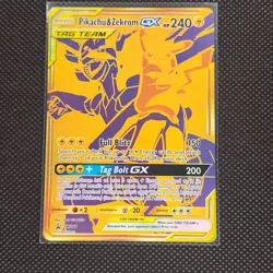 Pikachu & Zekrom GX - SM248 - Black Star Promo - Pokemon Card - NM/M - Image 1