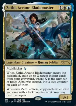 Zethi, Arcane Blademaster - SLX Cards #017 MTG Magic The Gathering - Image 1
