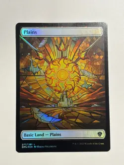 Plains FOIL Dominaria United Full Art Magic the Gathering MTG Card - Image 1