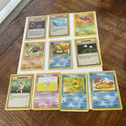 Pokemon TCG 29 Card Lot Fossil 1999 WOTC No Duplicates 3 Rares NM/M LP Vintage - Image 3