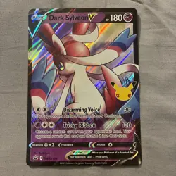 Pokemon TCG Cards Dark Sylveon V SWSH134 Black Star Promo JUMBO / OVERSIZE - Image 2
