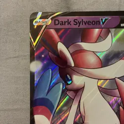 Pokemon TCG Cards Dark Sylveon V SWSH134 Black Star Promo JUMBO / OVERSIZE - Image 3