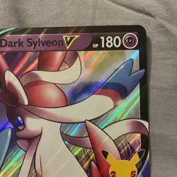 Pokemon TCG Cards Dark Sylveon V SWSH134 Black Star Promo JUMBO / OVERSIZE - Image 4