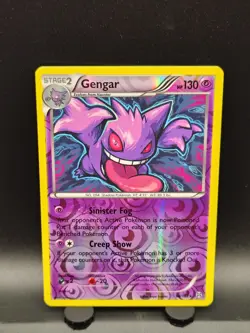 Pokemon Gengar TCG Reverse Holo Rare Card XY Breakthrough 60/162 NM - Image 1