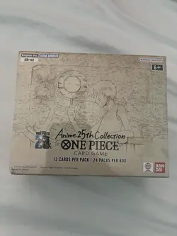 ONE PIECE CARD GAME: Extra Booster Anime 25th Collection Box EB02 English bandai - Image 1