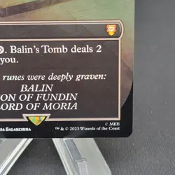 Regular Borderless Balin’s Tomb Ancient Tomb Magic The Gathering 357 - Image 3