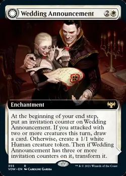 [NM+/M] Wedding Announcement 355 (Extended) MTG Innistrad: Crimson Vow - Image 1
