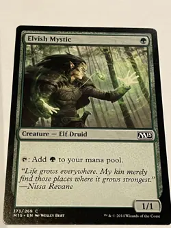 MTG Elvish Mystic Magic 2014 169/249 Regular Common - Image 1