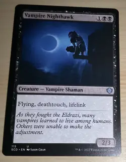 Vampire Nighthawk [Commander] Magic MTG - Image 1