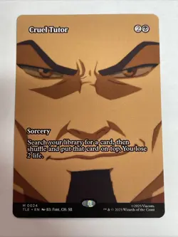 Cruel Tutor 0024 TLE Borderless MTG Avatar #24 Mythic - Image 1