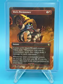 MTG Final Fantasy English Vivi's Persistence Borderless 0458 Non-Foil - Image 1