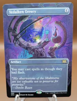 BORDERLESS Vedalken Orrery x1 MTG Double Masters 2022 Magic Light Play LP - Image 1